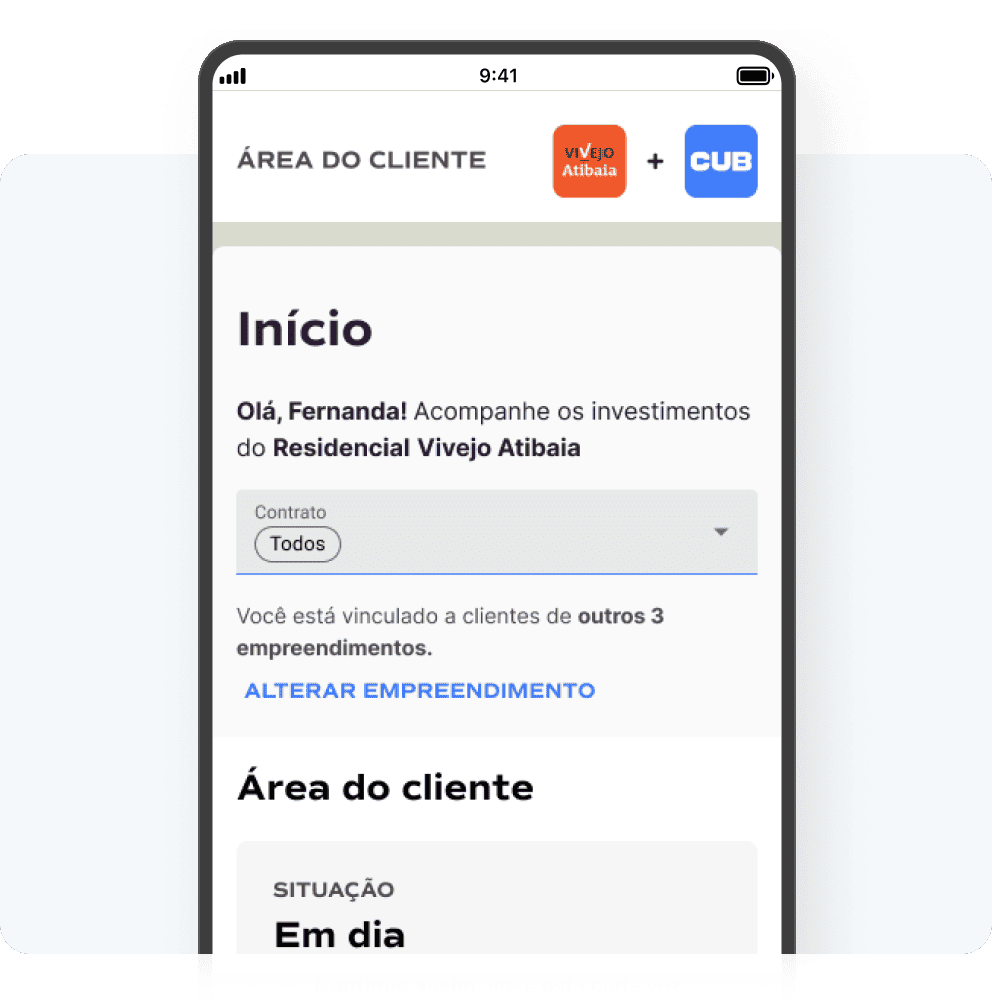 Área do cliente